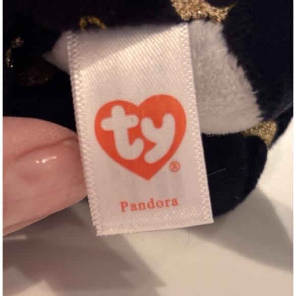 Ty Beanie Boos Plush Black Cat Pandora Halloween Witch 9” Stuffed Toy 2021 Moon - Picture 4 of 4